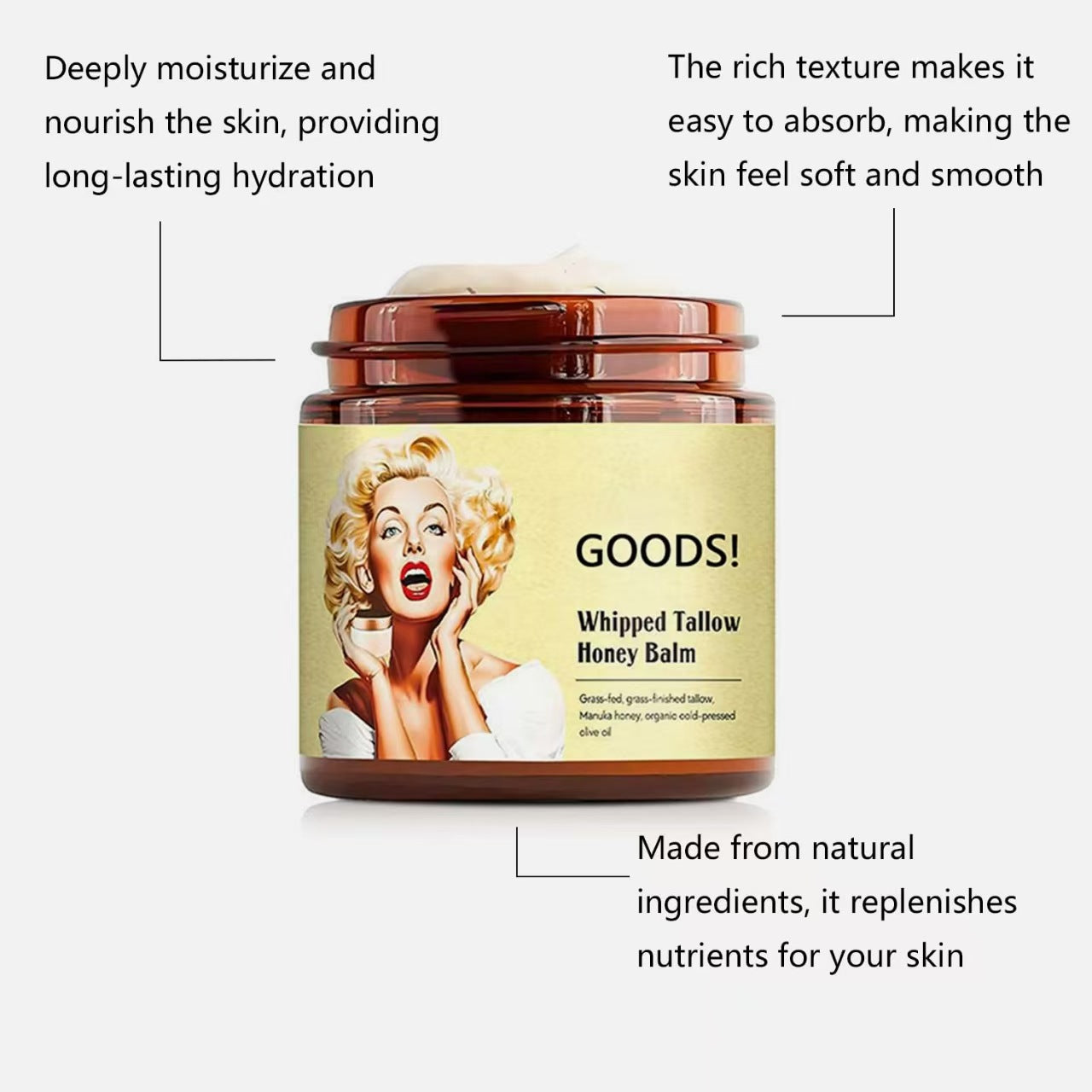 Premium Honey and Tallow Moisturizer